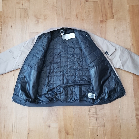 adidas Men Designed 4 Gameday Bomber Jacket Chalky Brown Size M - Picture 6 of 15